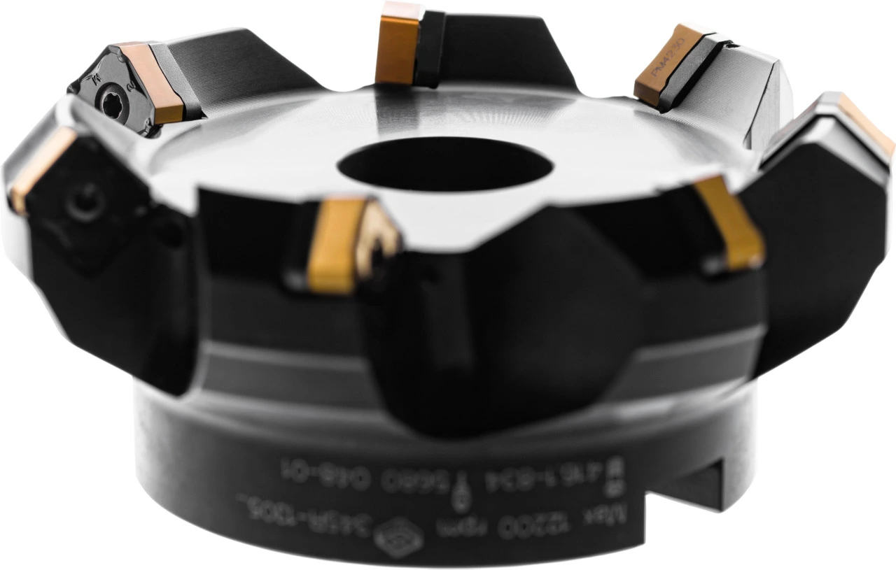 Abbildung eines Fräsers in Schwarz